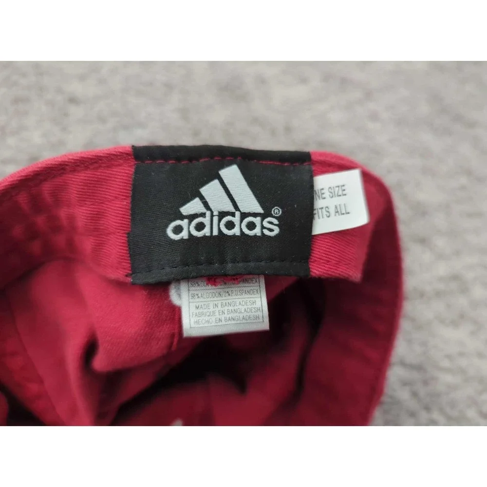 Cleveland‎ Cavaliers Hat Cap Mens OSFA NBA Adidas Red Fitted Stretch